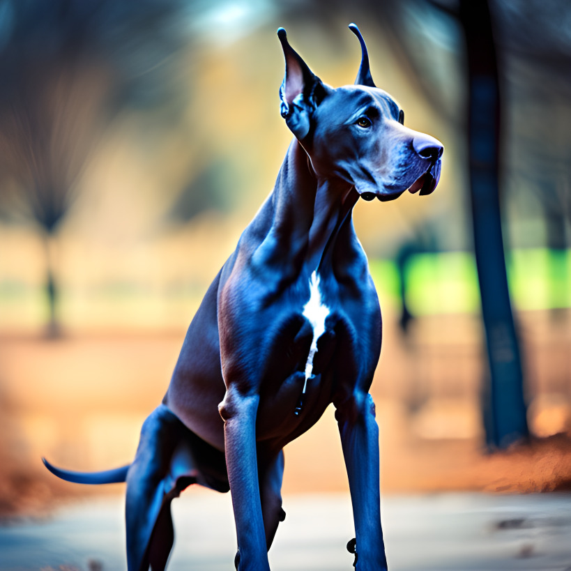 Blue Great Dane